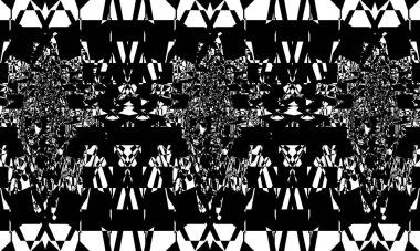 Beyaz arkaplanda operasyon sanatının siyah desenli şekli