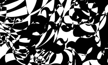 op sanat stili yaratıcı tasarım konseptinde modern siyah desenler