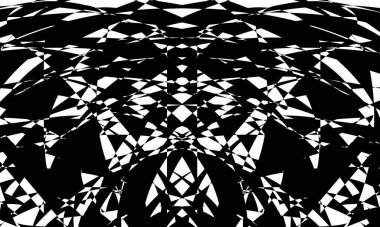 Siyah mistik desenler İnanılmaz görsel yanılsama