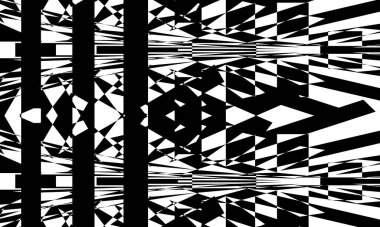 Dalgalı çizgileri olan siyah gizemli desen Cadılar Bayramı duvar kağıdı