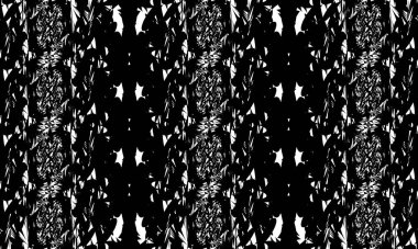 Yaratıcılık tasarım konsepti için op-art tarzında siyah desen