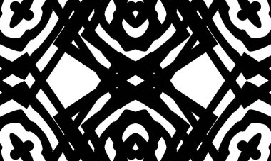 Operasyon sanatı stili fütüristik optik illüzyonda siyah desenler