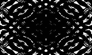 siyah ve beyaz güzel duvar kağıdı modern tasarım için op-art tarzında