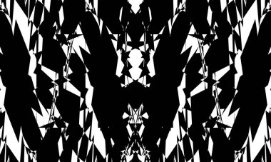 Beyaz arka planda operasyon sanatının siyah ve gizemli modelleri