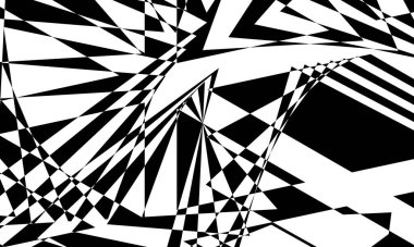 Operasyon sanatı tasarım konseptinde modern desen