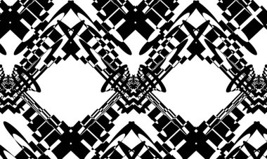 siyah desenli operasyon sanatı tarzı soyut ve modern