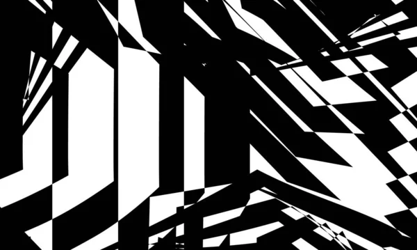 Zwart Wit Behang Voor Design Stijl Van Art — Stockvector