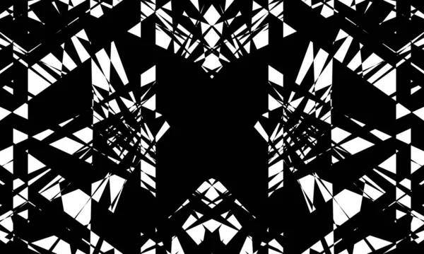 抽象而波浪形的黑白行动艺术风格背景 — 图库矢量图片