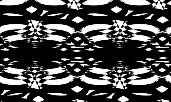 Schwarze Muster Stil Der Art Faszinierende Tapete — Stockvektor