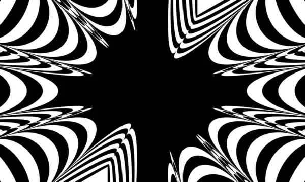 独创的黑白壁纸 艺术风格 — 图库矢量图片