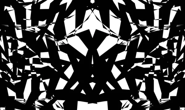 ハロウィン現代の壁紙のための神秘的な黒のパターン — ストックベクタ