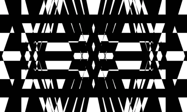 Mysterious Black Patterns White Background Unique Art — Stock Vector