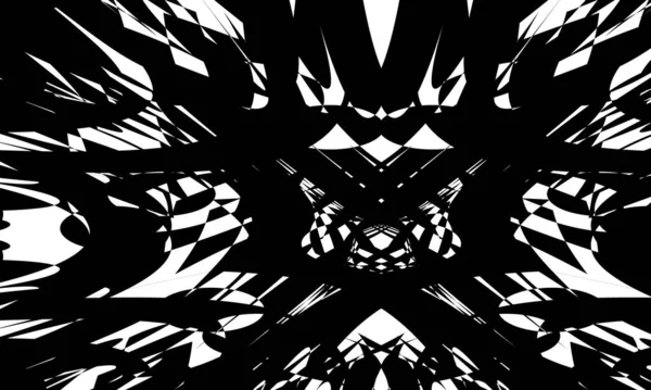 Kreative Schwarze Muster Unglaubliche Art Auf Weißem Hintergrund — Stockvektor