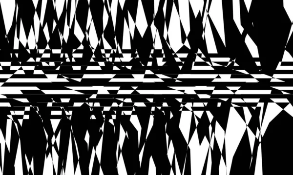 白を基調としたOpアートのような抽象的で神秘的な黒のパターン — ストックベクタ