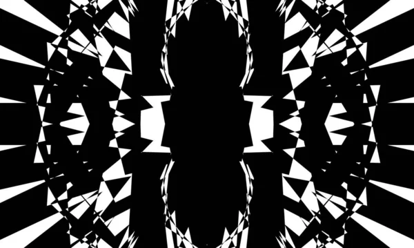 Hipnotyczny Czarny Wzór Art Stylu Tapety Monochromatyczne Dla Nowoczesnego Wzornictwa — Wektor stockowy