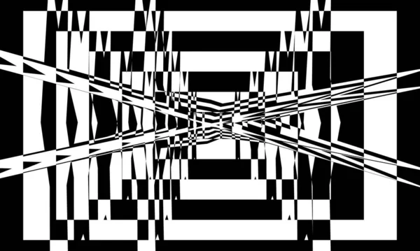 Μαύρο Μοτίβο Λευκό Φόντο Σύγχρονη Μυστικιστική Ταπετσαρία Για Σχεδιασμό — Διανυσματικό Αρχείο