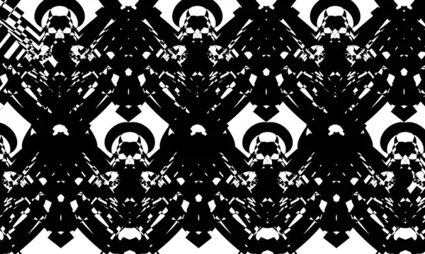 Zwart Patroon Art Stijl Abstract Modern Creatief Concept — Stockvector