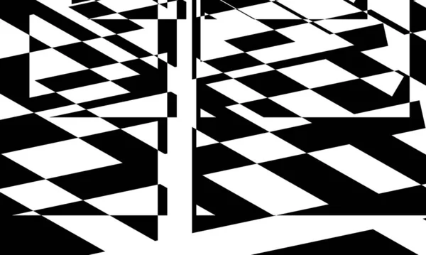 Futuristické Černé Vzory Art Stylu Bílém Pozadí — Stockový vektor
