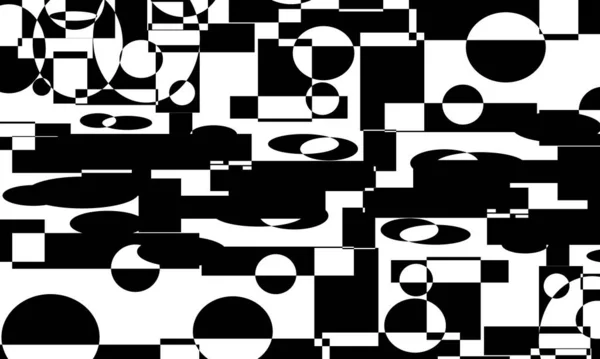 Абстрактні Загадкові Чорні Візерунки Стилі Art Білому Тлі — стоковий вектор