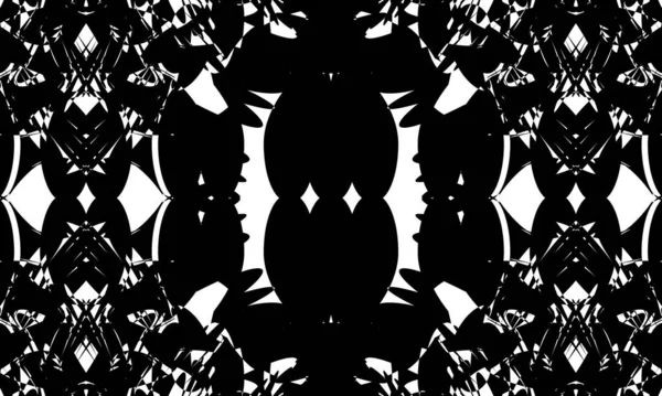 Абстрактний Таємничий Фон Дизайну Чорним Унікальним Візерунком — стоковий вектор
