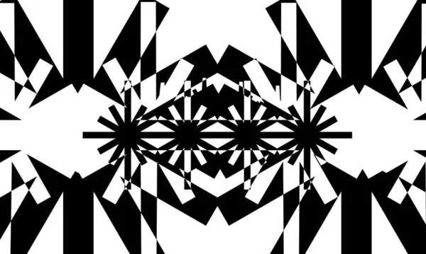 Hipnotizante Ilusión Óptica Patrón Negro Original Estilo Art — Archivo Imágenes Vectoriales