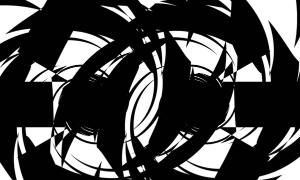 Superficie Desigual Creada Por Patrón Negro Ilusión Óptica Para Diseño — Archivo Imágenes Vectoriales