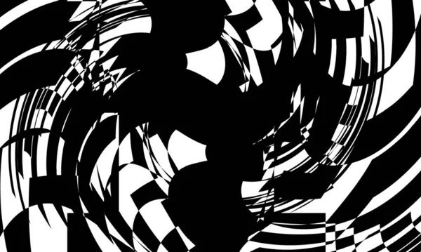 Charmante Illusion Optique Motif Original Pour Design Moderne — Image vectorielle