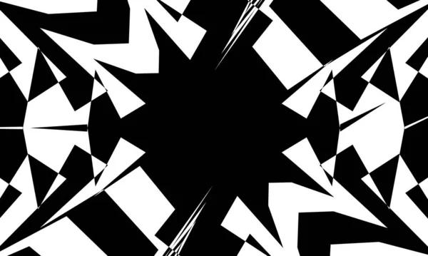 Fondo Pantalla Monocromo Diseño Futurista Estilo Art — Vector de stock