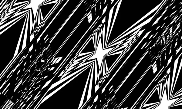 黒と白の背景がオープンアートのオリジナルパターンです — ストックベクタ