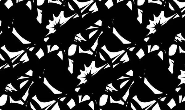 Patrón Negro Distorsionado Sobre Fondo Pantalla Blanco Estilo Art — Archivo Imágenes Vectoriales