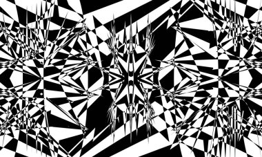 Modern tasarım için siyah ve beyaz kapak