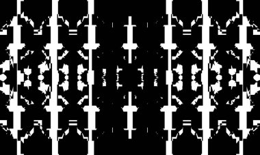 bükülme efektli siyah dinamik desen eşsiz optik illüzyon