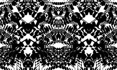 Büyüleyici siyah desenli orijinal optik illüzyon