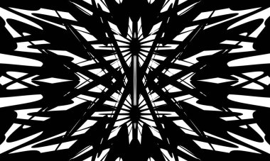 Operasyon sanatının orijinal tasarımında siyah yinelenen desenler