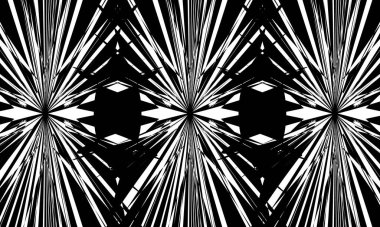 Esrarengiz siyah desen dokusu modern tasarıma yakın.