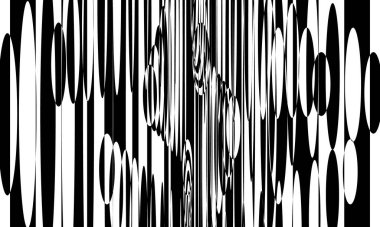 Tasarım için orijinal siyah desenler büyüleyici optik illüzyonlar