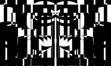 monokrom duvar kağıdı op sanat stili orijinal tasarım konsepti