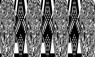 Beyaz arkaplanda operasyon sanatının siyah deseni