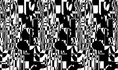 tasarım için siyah beyaz duvar kağıtları büyüleyici optik illüzyonlar