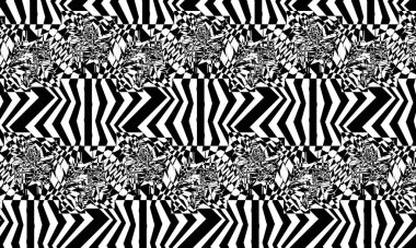 Optik illüzyonlu orijinal tasarım için işlem sanatı biçimi