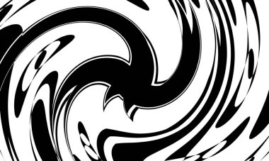 Beyaz zemin üzerinde operasyon sanatı biçiminde düzensiz bir yüzeye sahip orijinal desen