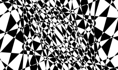 op-art tarzında tasarım için siyah ve beyaz duvar kağıdı