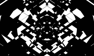 Tasarım için soyut siyah beyaz duvar kağıdı