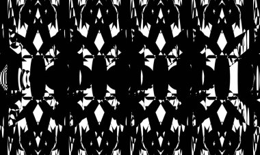 Optik illüzyonlu ilginç ve şık desen