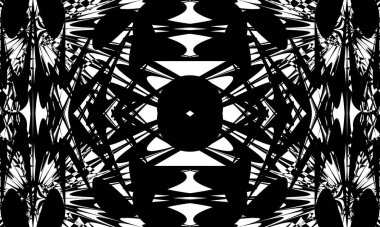 soyut siyah desenler benzersiz tasarım monokrom duvar kağıdı