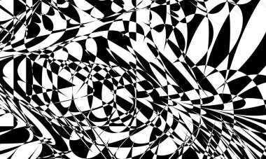 Operasyon sanatı tarzında tek renkli arka plan büyüleyici optik illüzyon