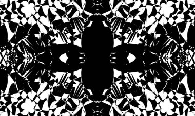 Cadılar bayramı için operasyon sanatı monokrom duvar kâğıdı tarzında siyah ve mistik benzersiz desen