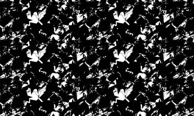 büyüleyici op-art tarzı siyah benzersiz desenler