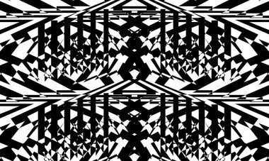 beyaz arka planda operasyon sanatı tarzında siyah desenler modern tasarım