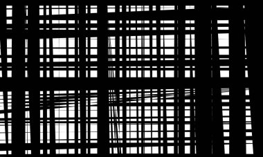 Operasyon sanatı tarzında çarpıtma içeren siyah büyüleyici desen